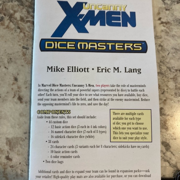 NWOT - Uncanny X-Men Dice Masters Set - Picture 2 of 4